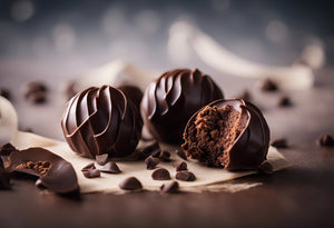 Dark Raspberry Chocolate Truffles