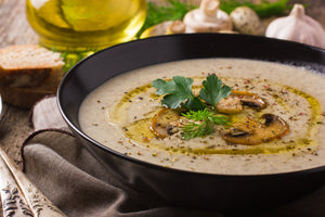 Creamy Mushroom & Wild Rice Soup