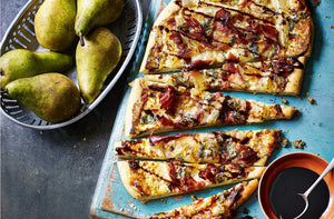 Pear, Prosciutto and Gorgonzola Pizza