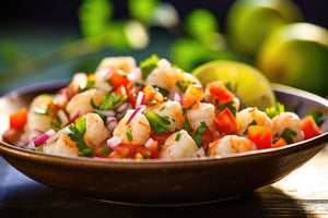 Zesty Shrimp Ceviche Salad