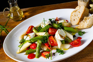 Strawberry, Spinach & Asparagus Salad