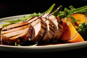 Pork Medallions with Raspberry Balsamic