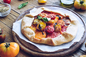 Tomato & Basil Pesto Galette