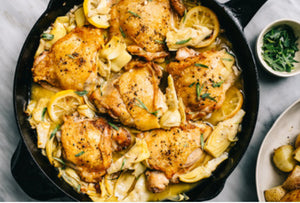 Lemon Chicken with Thyme & Olives