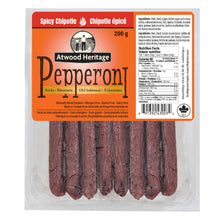 Load image into Gallery viewer, PEPPERONI SNACK STICK - SPICY CHIPOTLE (8 PACK)