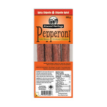 Load image into Gallery viewer, PEPPERONI SNACK STICK - SPICY CHIPOTLE (4 PACK)
