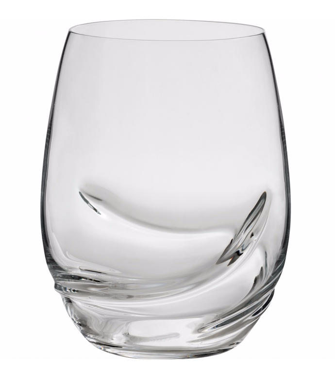 OXYGEN 17oz STEMLESS WINE GLASS  S/2