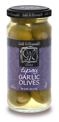 VODKA GARLIC TIPSY OLIVES