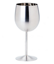 Load image into Gallery viewer, STAINLESS STEEL WINE GLASS