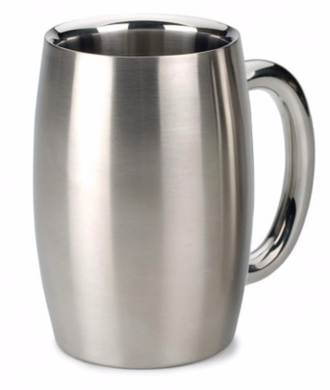 DOUBLE WALLED SS BEER MUG